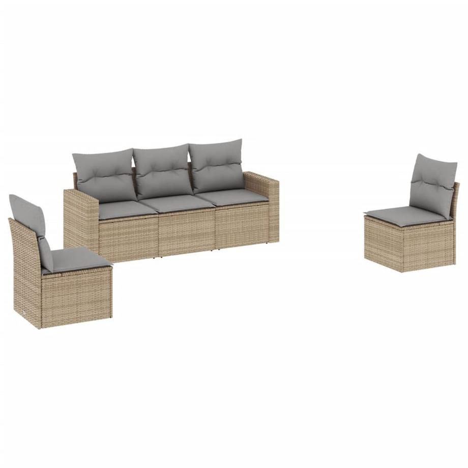Garten sofagarnitur poly-rattan