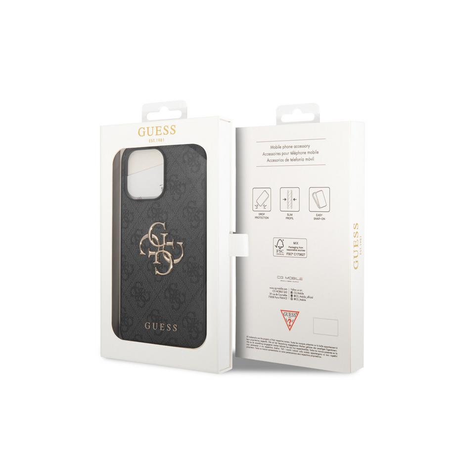 GUESS  Cover per iPhone 15 Pro Max PU 4G Big 