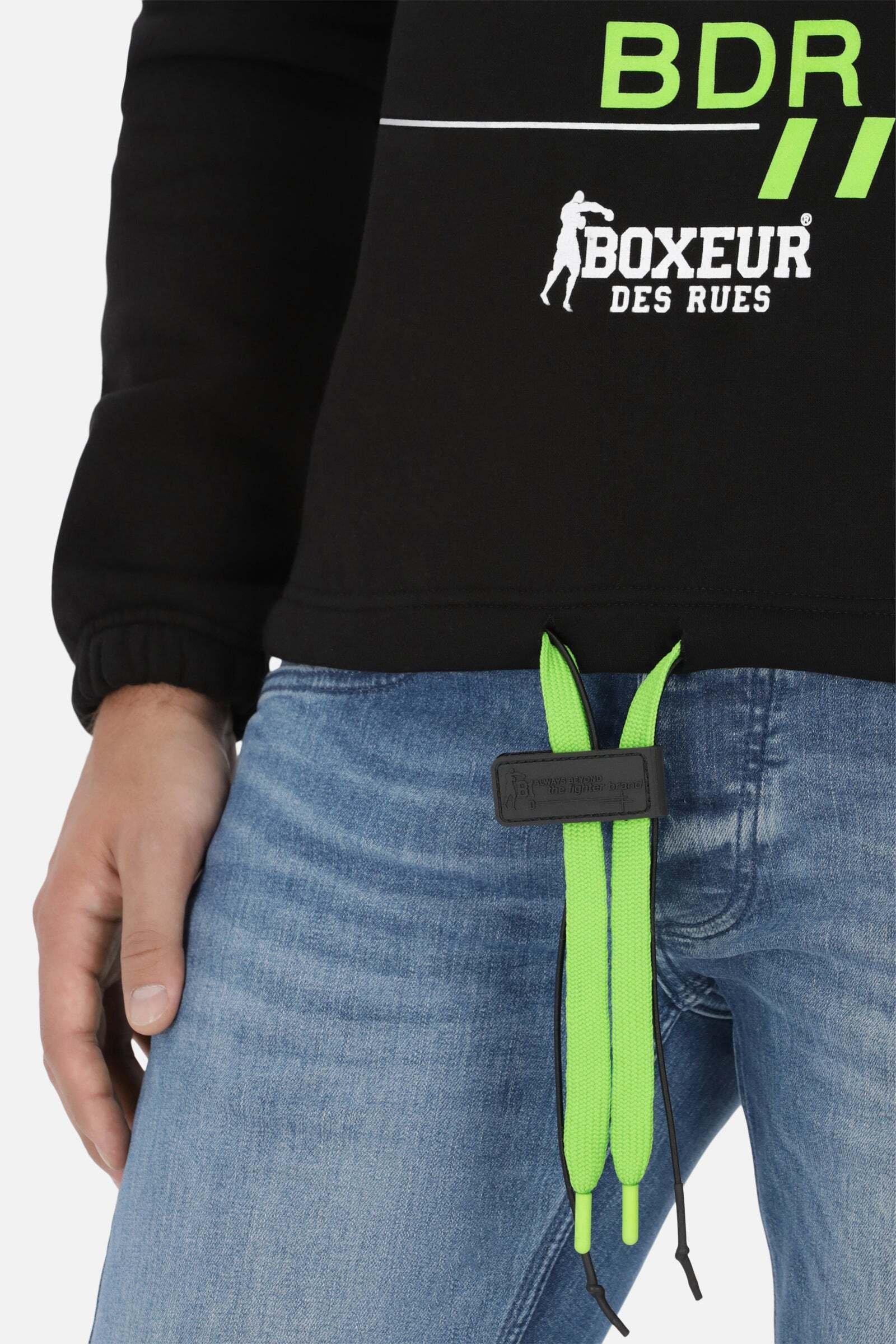 BOXEUR DES RUES  Kapuzenpulli Plus Rippen-Rollkragenpullover 