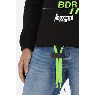 BOXEUR DES RUES  Kapuzenpulli Plus Rippen-Rollkragenpullover 