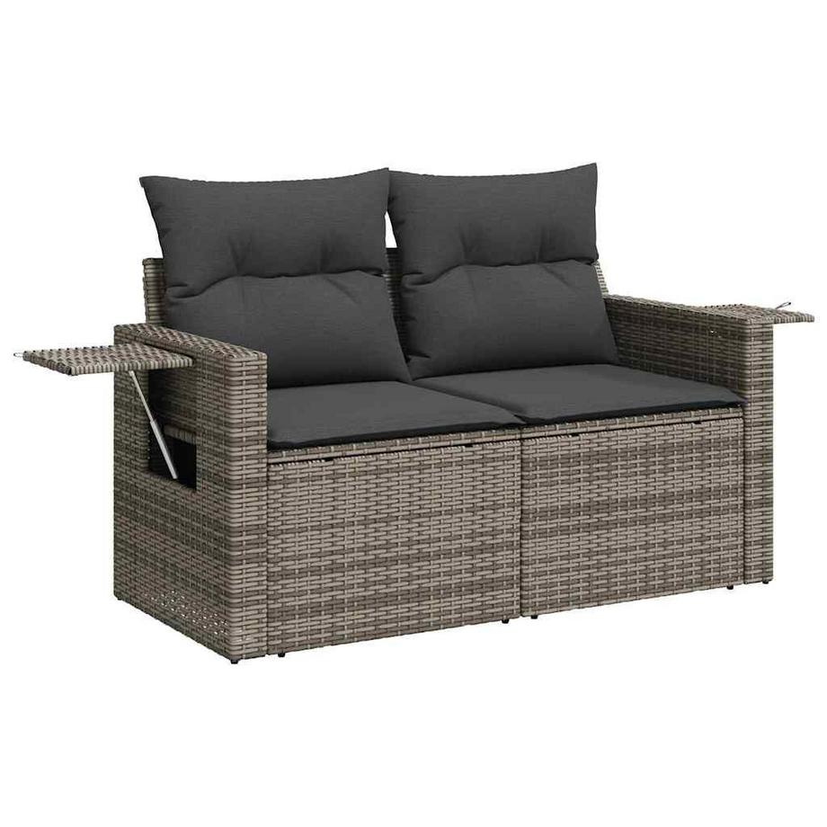 VidaXL set di divani da giardino Polirattan  