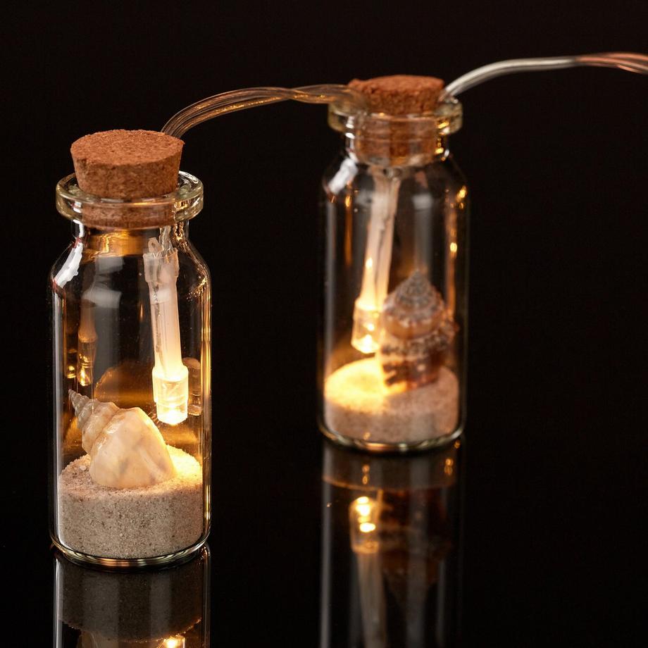 B2X Mini bottiglie di vetro con tappo di sughero Set da 72  