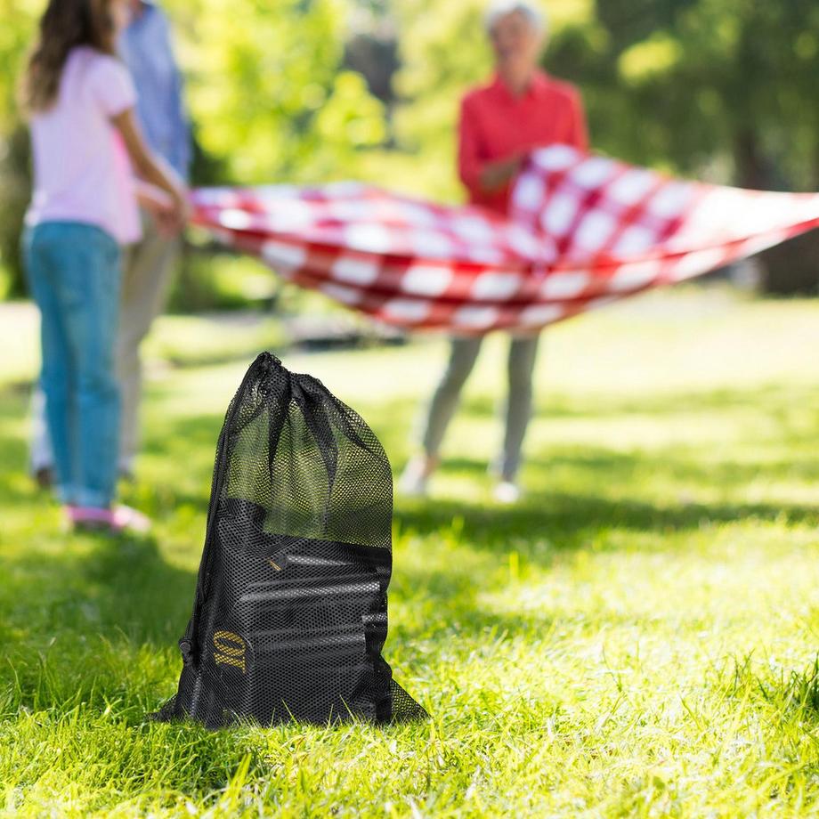 B2X  Schwarzes Kubb-Spiel mit Tasche 