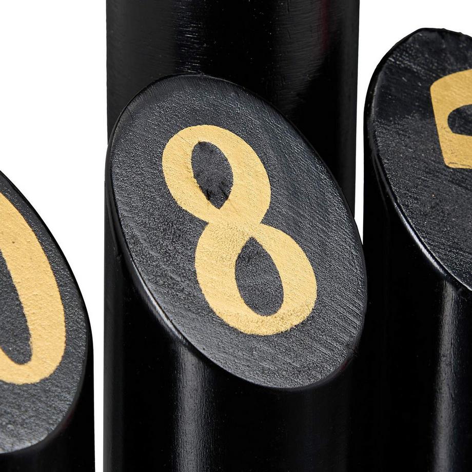 B2X  Schwarzes Kubb-Spiel mit Tasche 