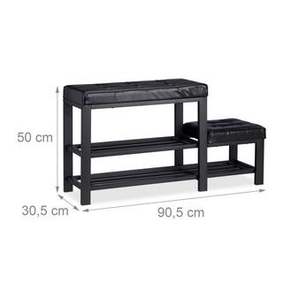 B2X Panca con scarpiera e sgabello  