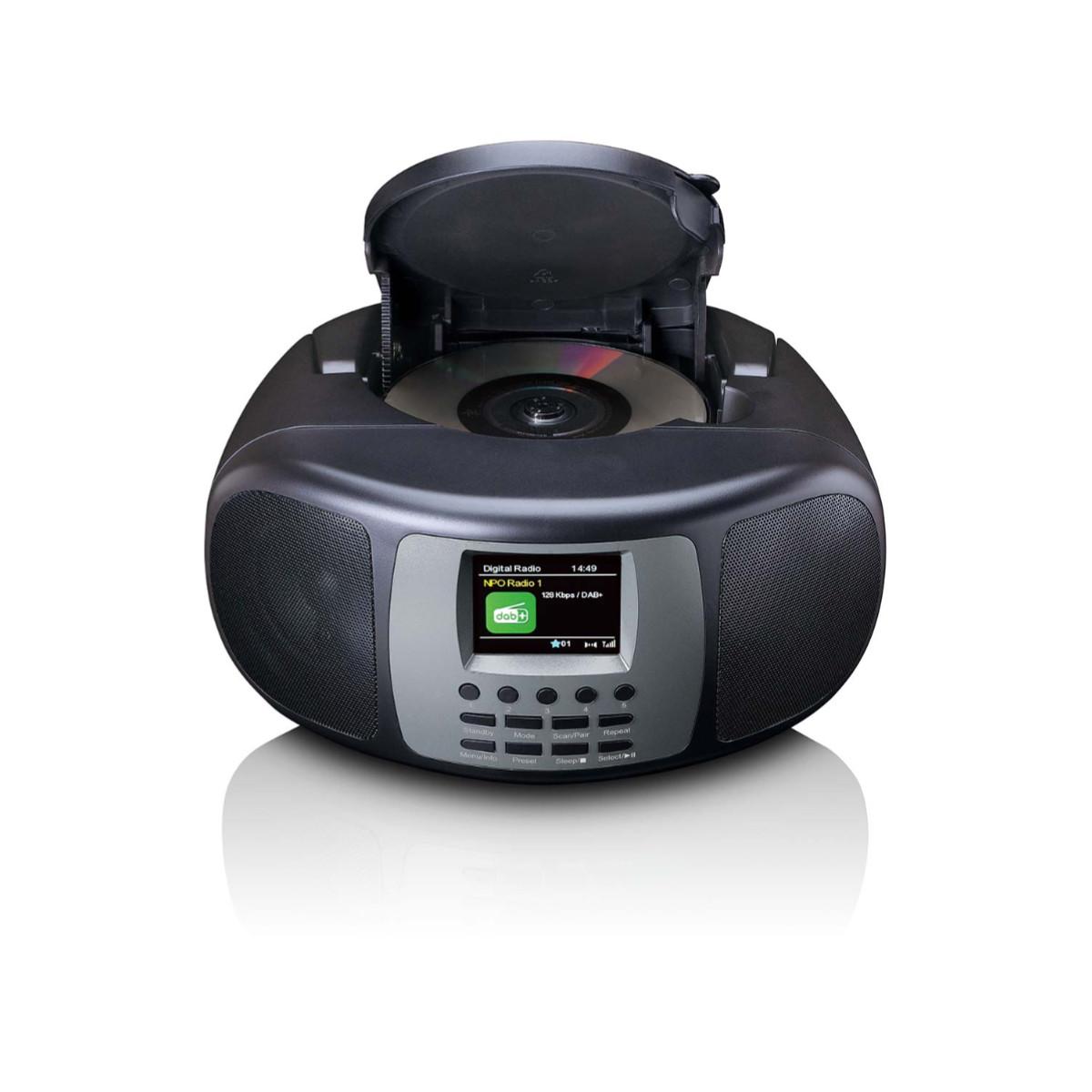 Lenco  Radio DAB+/FM portatile con lettore CD e schermo LCD a colori 