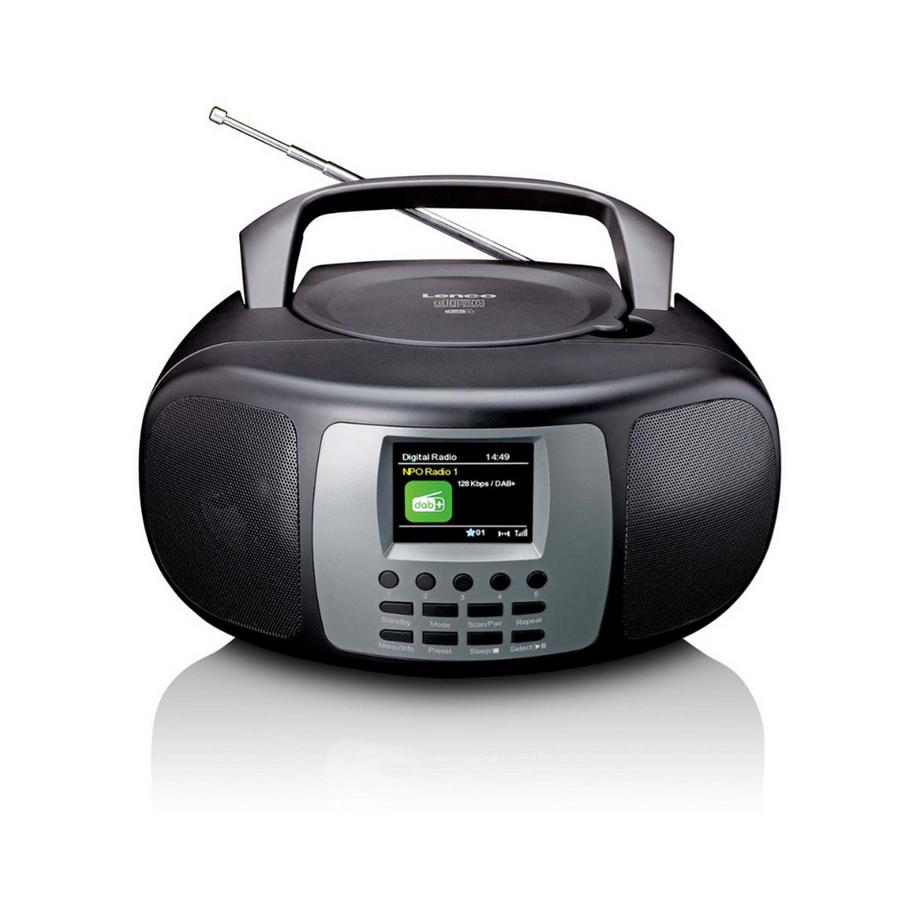 Lenco  Tragbares DAB+/FM-Radio mit CD 