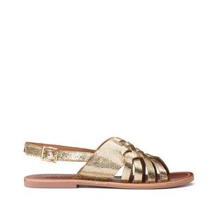 La Redoute Collections  Ledersandalen mit geflochtenen Riemen 