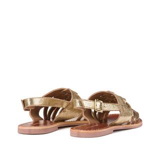 La Redoute Collections  Ledersandalen mit geflochtenen Riemen 