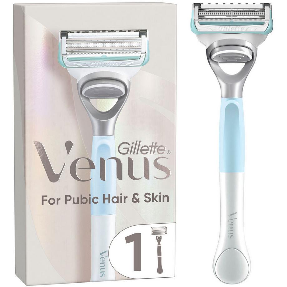 Gillette  Rasoio Venus Rasoio per peli pubici e pelle 1 lama di rasoio 