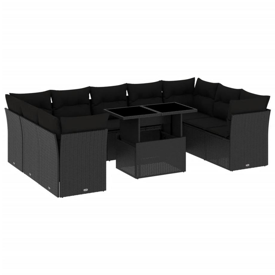 set divano da giardino Polirattan