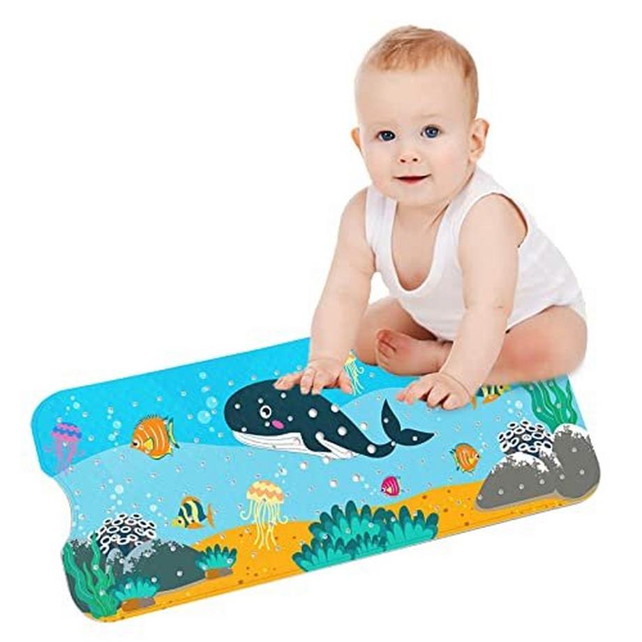 Badematte für Wanne für Kinder Cartoon Anti Rutsch Baby Badewanne Matte Extra lange Anti Rutsch