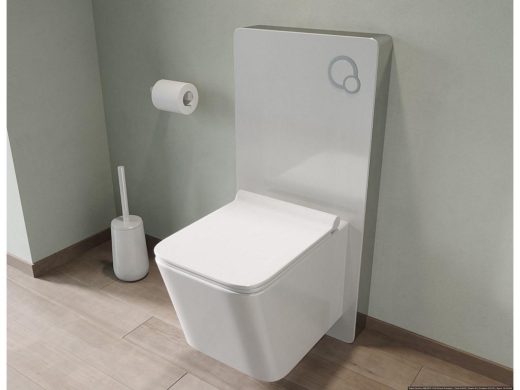 Vente-unique Telaio per WC sospeso decorativo Bianco - SPINOSA  