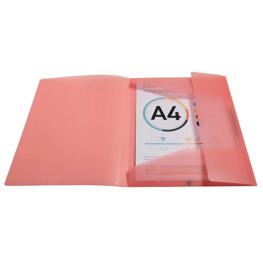 Exacompta Chemise à élastiques 3 rabats polypropylène Kreacover Pastel - A4 - x 25  