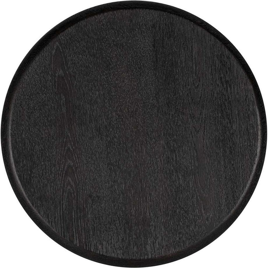 mutoni Tavolino Macaron nero oro spazzolato 50  