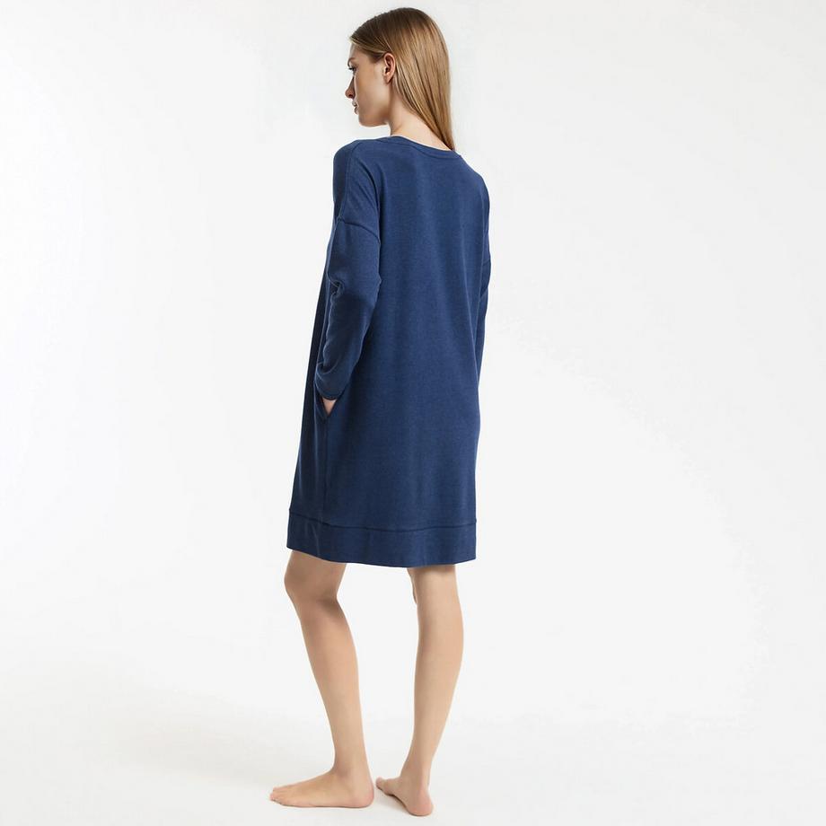 La Redoute Collections Chemise de nuit en maille grattée  