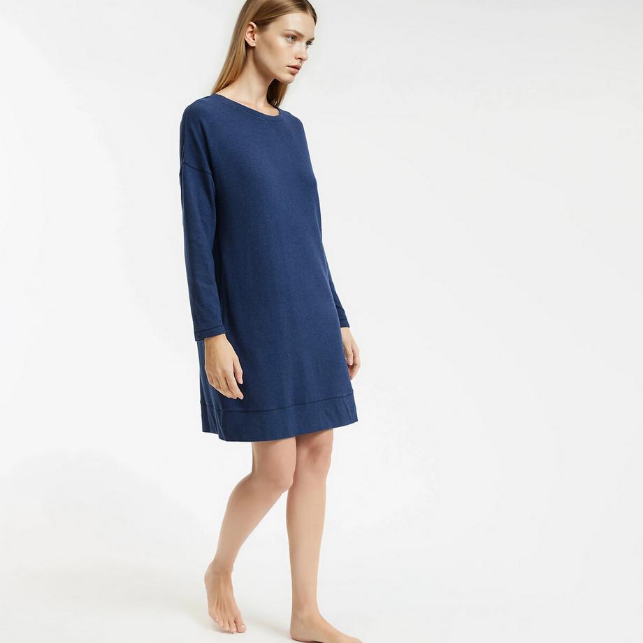 Chemise de nuit en maille grattée