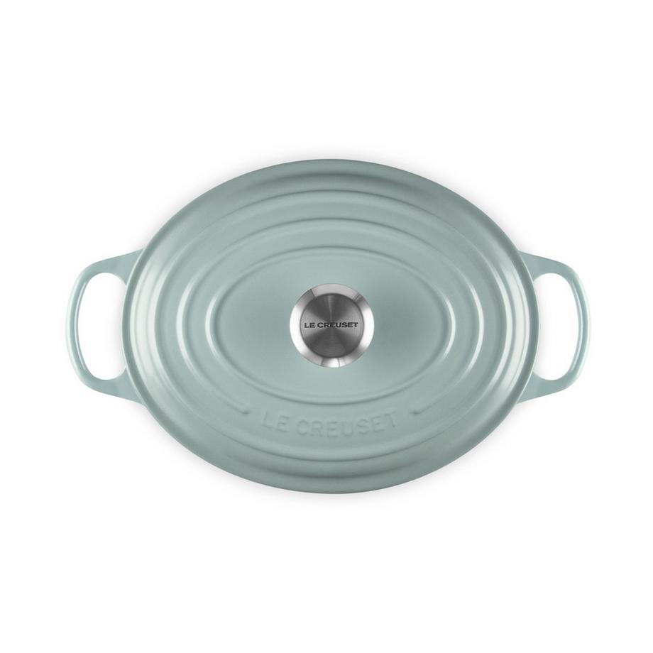 LE CREUSET Signature Bräter Oval  29 cm Sea Salt  