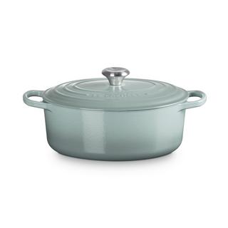 LE CREUSET Signature Bräter Oval  29 cm Sea Salt  