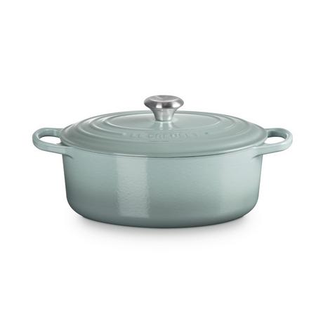 LE CREUSET Signature Bräter Oval  29 cm Sea Salt  