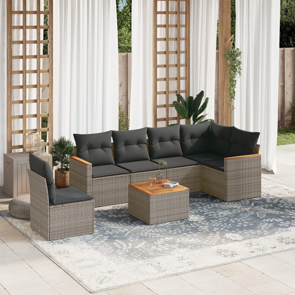 VidaXL Garten sofagarnitur poly-rattan  