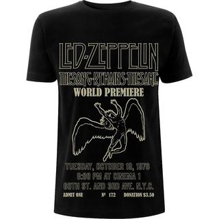 Led Zeppelin  Tshirt TSRTS WORLD PREMIERE 