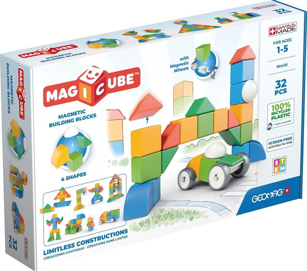 Geomag  Geomag Magicube 4 Shapes Recycled World 32 delig 