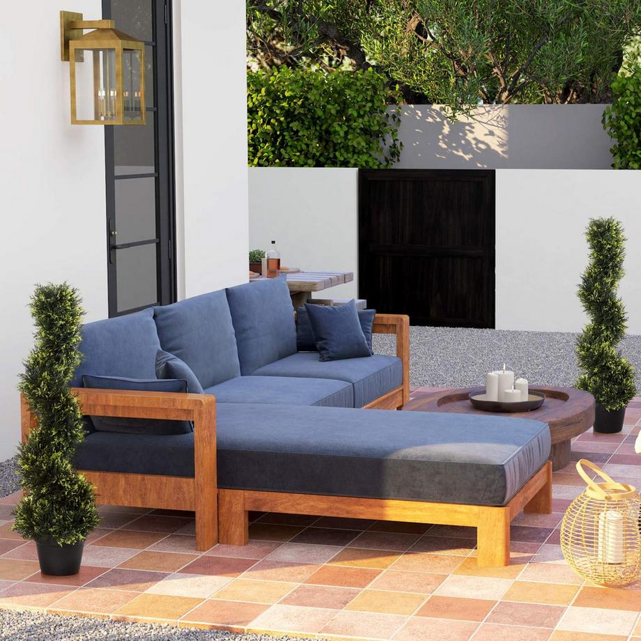 Northio Lot de 2 cèdres artificiels grande plante artificielle 90 cm, plantes artificielles en plastique cèdre en pot, plante en spirale comme de vraies pour salon chambre bureau jardin décoration moderne  