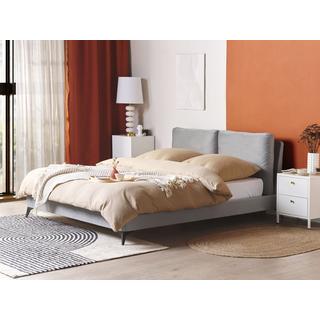 Beliani Bett mit Lattenrost aus Samtstoff Modern MELLE  