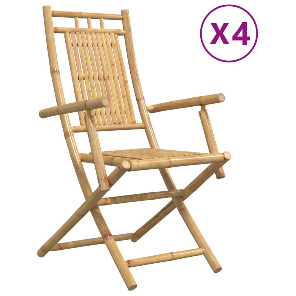 VidaXL Chaise de jardin bambou  