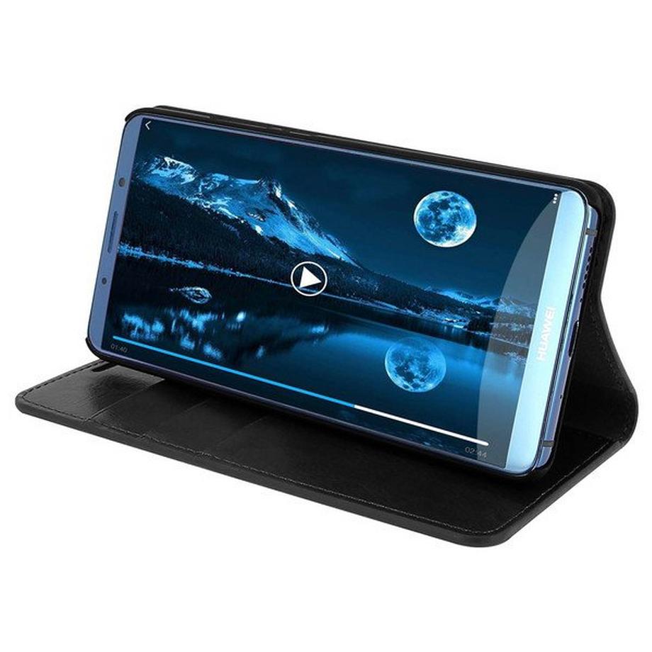 Avizar  Cover Leder Huawei Mate 10 Pro Schwarz 