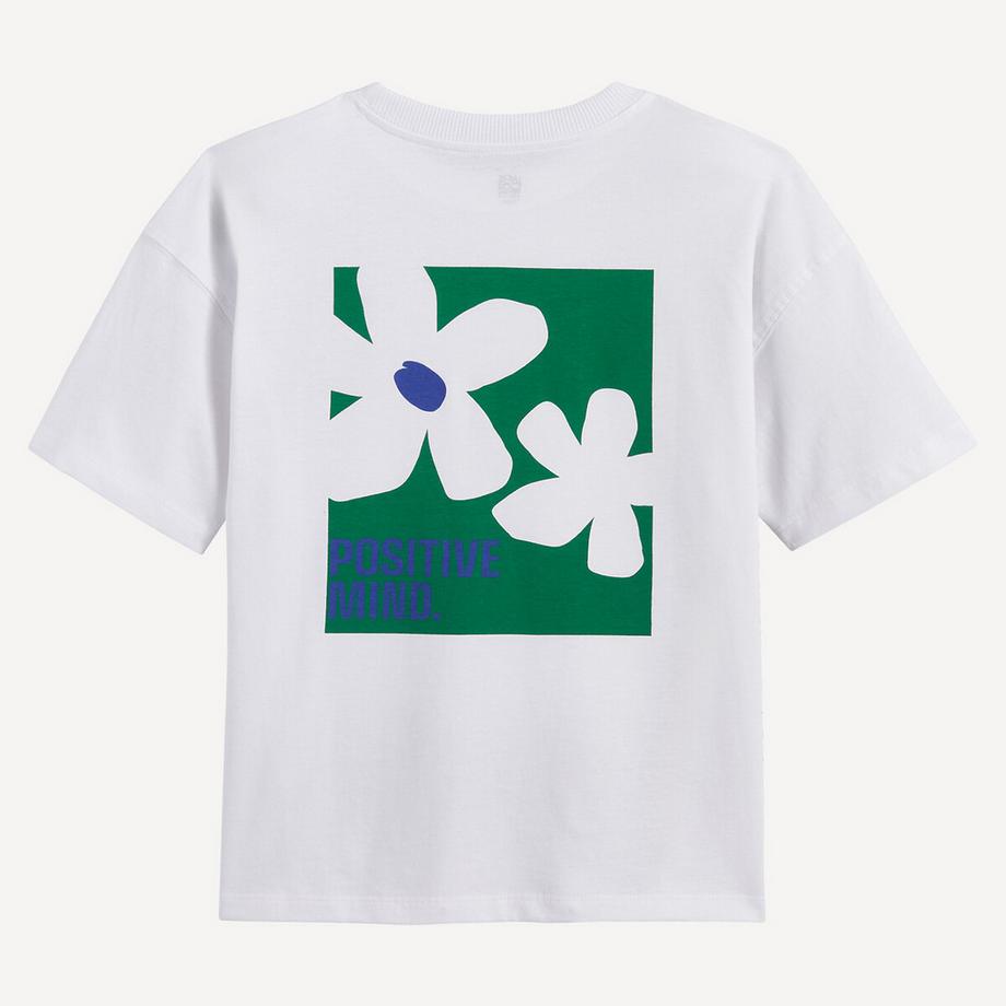La Redoute Collections  Oversize-T-Shirt mit Rundhalsausschnitt und kurzen Ärmeln 
