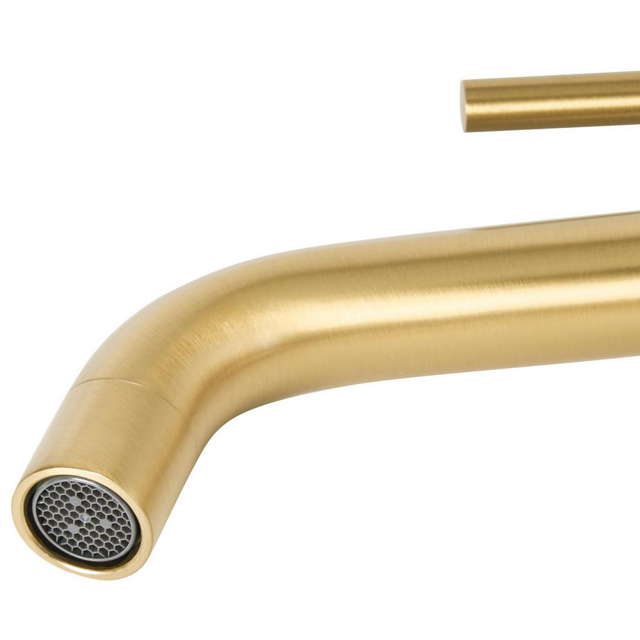 Beliani Miscelatore per lavabo alto en Ottone  SALINAS  