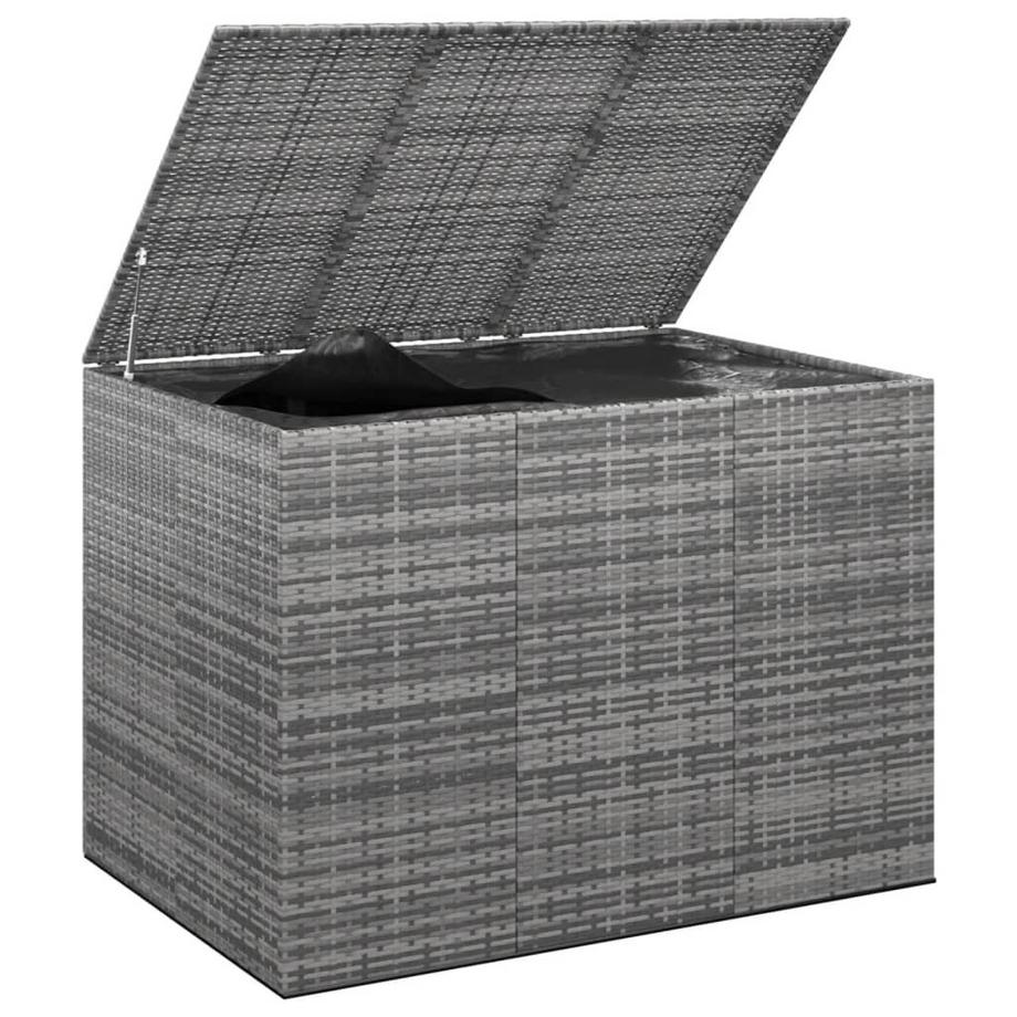 VidaXL Boîte à coussins rotin synthétique  