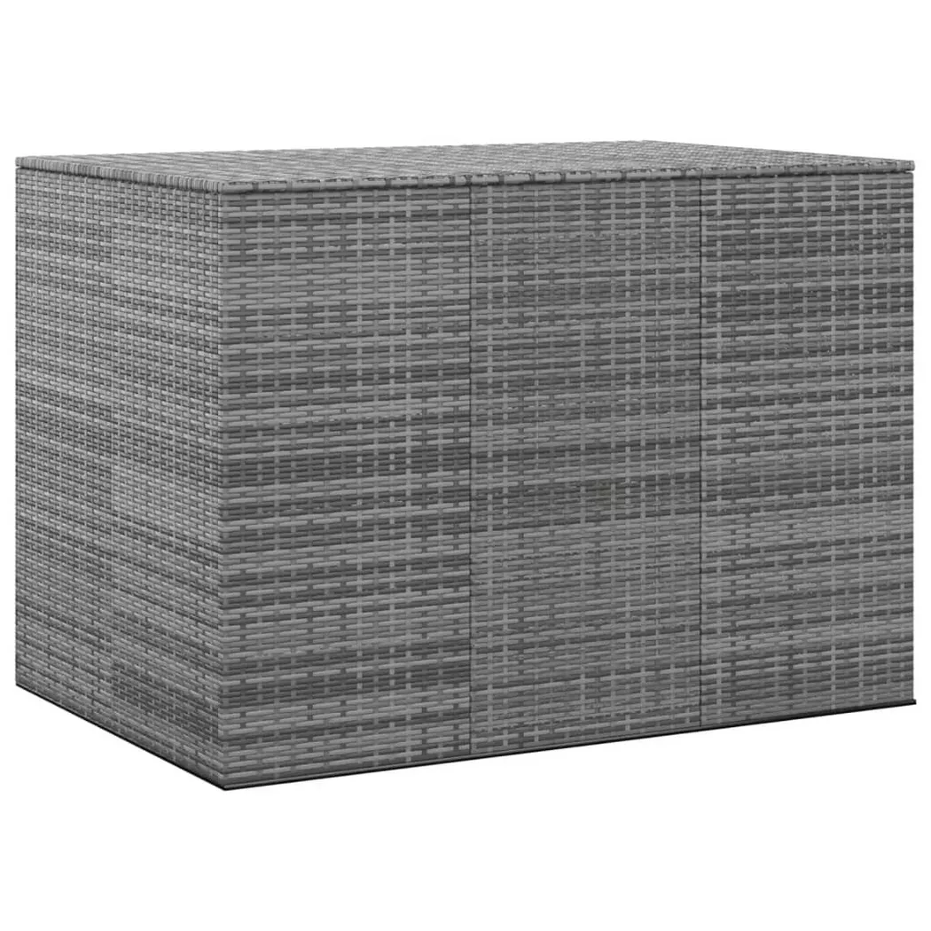 VidaXL - Boîte à coussins rotin synthétique, One Size, Gris