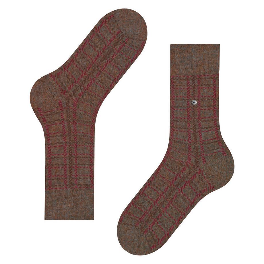 Burlington Grid Socken  