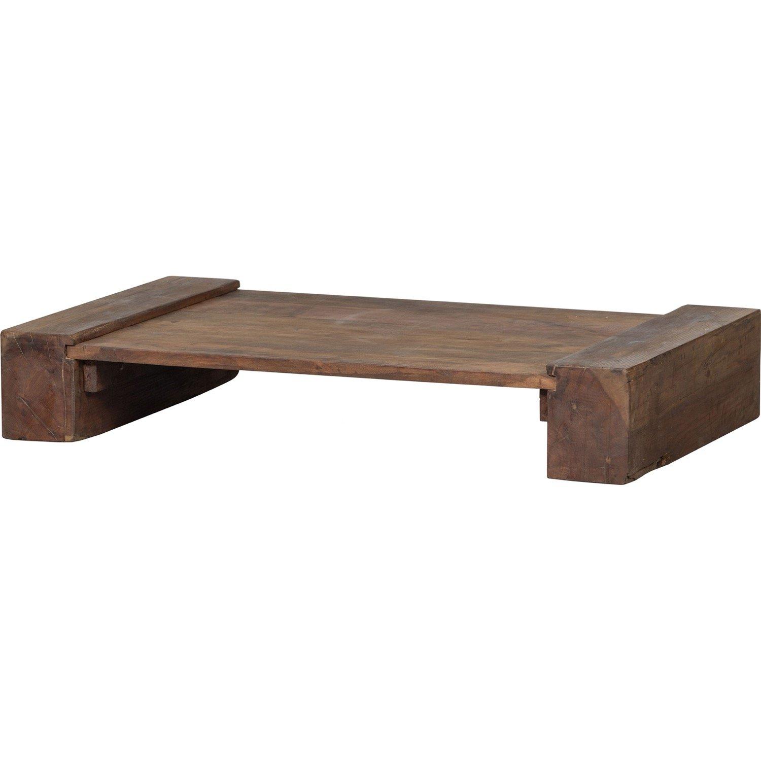 mutoni Table basse Cuno Mango marron foncé 70x120  