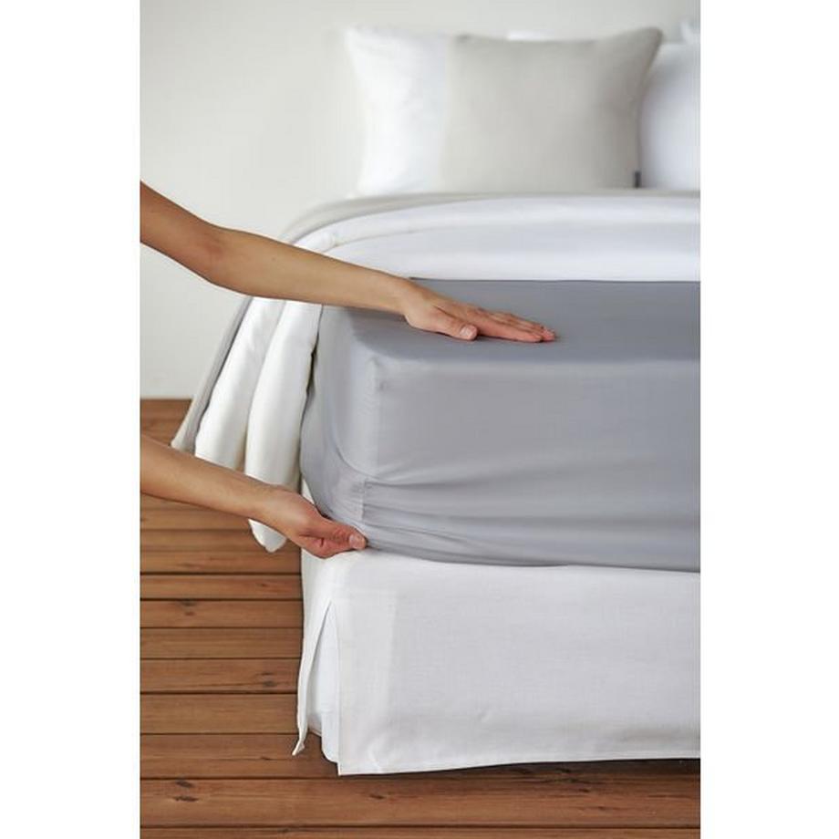 Living Home Uni Satin Drap-housse  