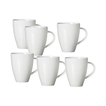 Melodie Kaffeebecherset 6-teilig weiss