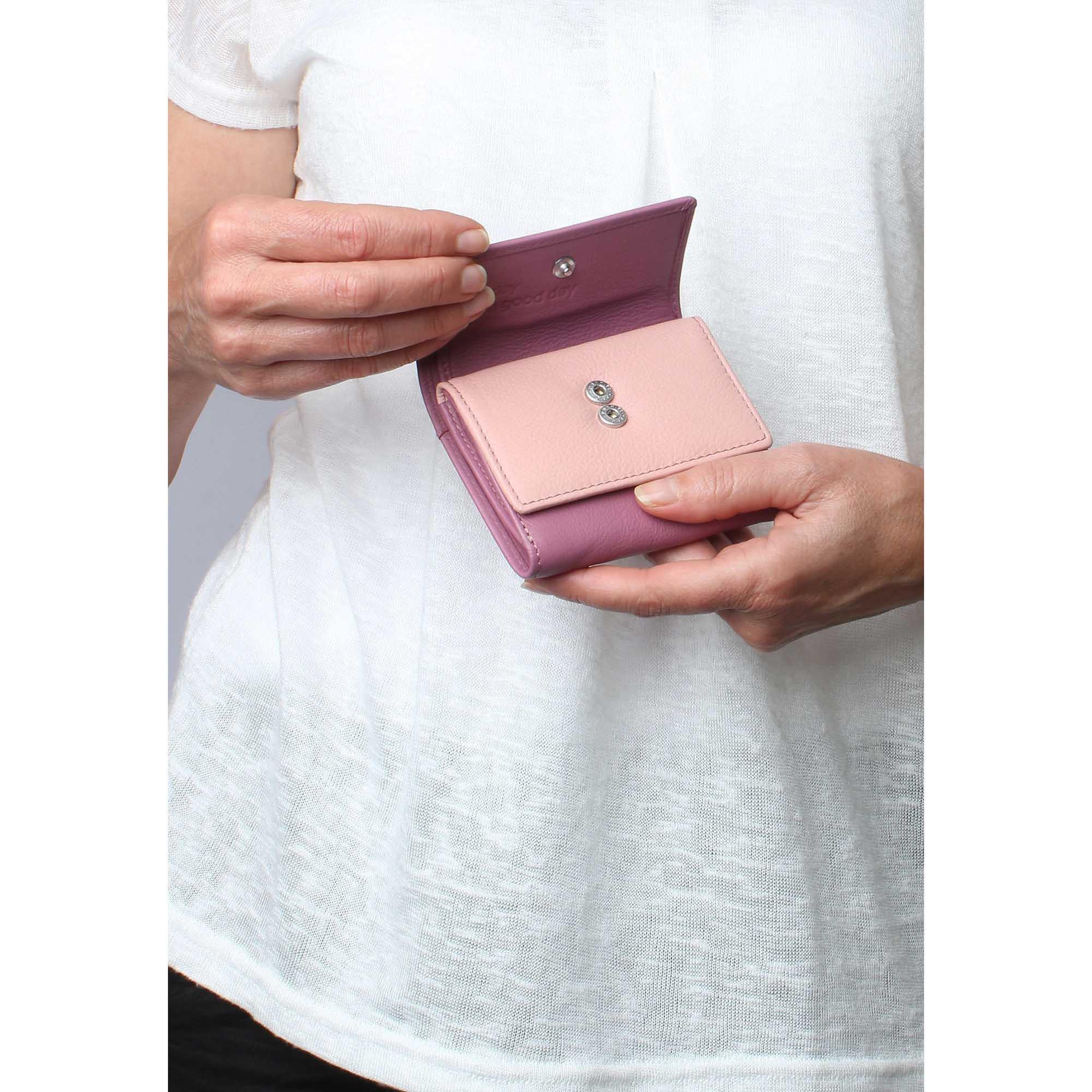 VARGU IVENA 1 Portefeuille en cuir véritable  