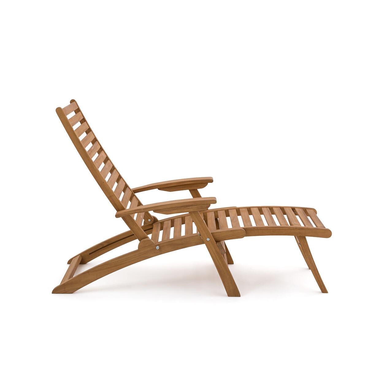 La Redoute Intérieurs Chaise longue pliante en acacia  