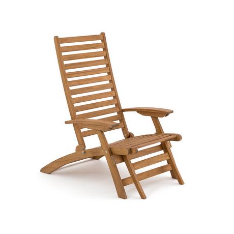 La Redoute Intérieurs Chaise longue pliante en acacia  