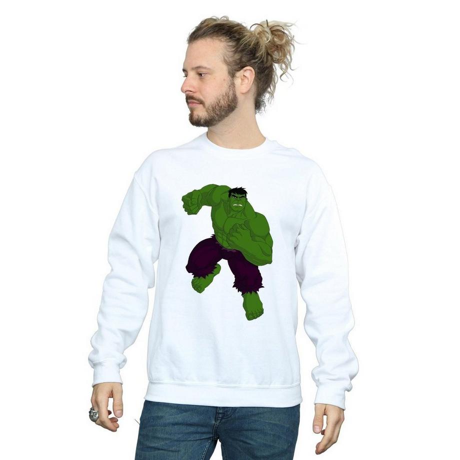 MARVEL Hulk Sweatshirt Col Rond  