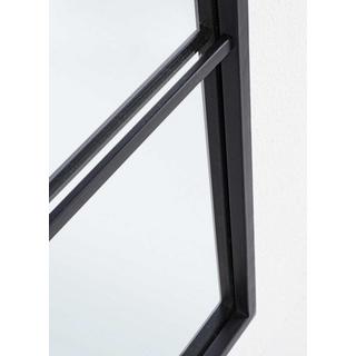 mutoni Specchio Nucleos quadrato con cornice nera 90x90  