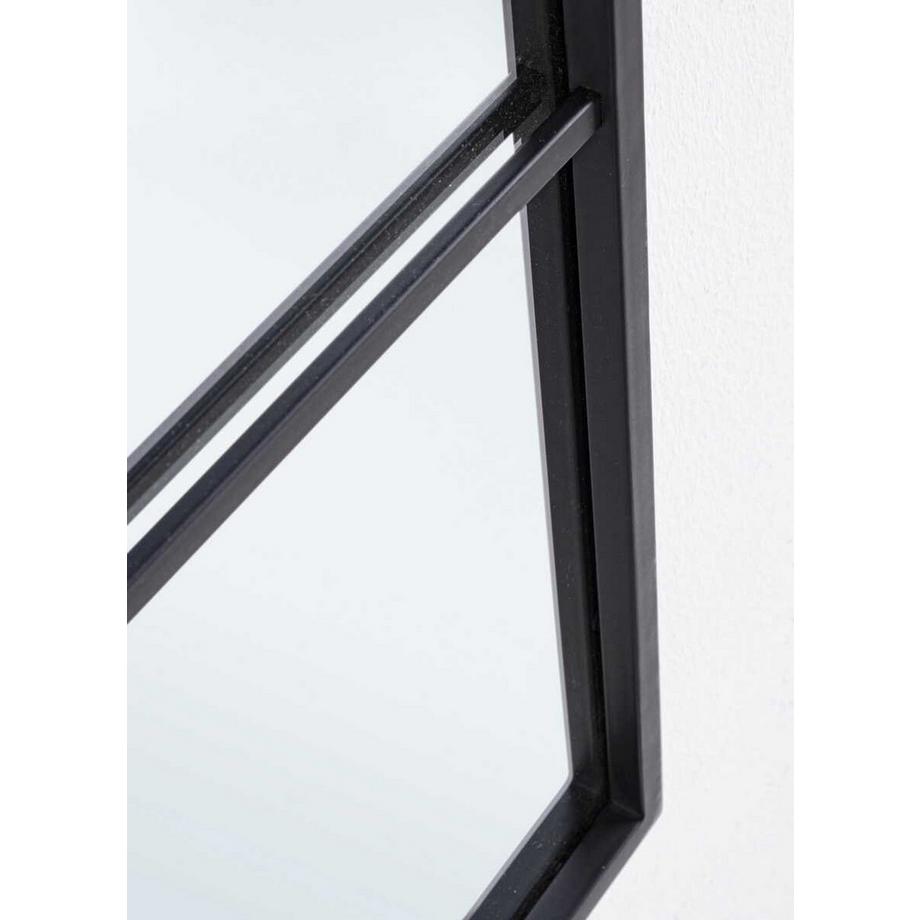 mutoni Spiegel Nucleos quadratisch mit Rahmen Schwarz 90x90  