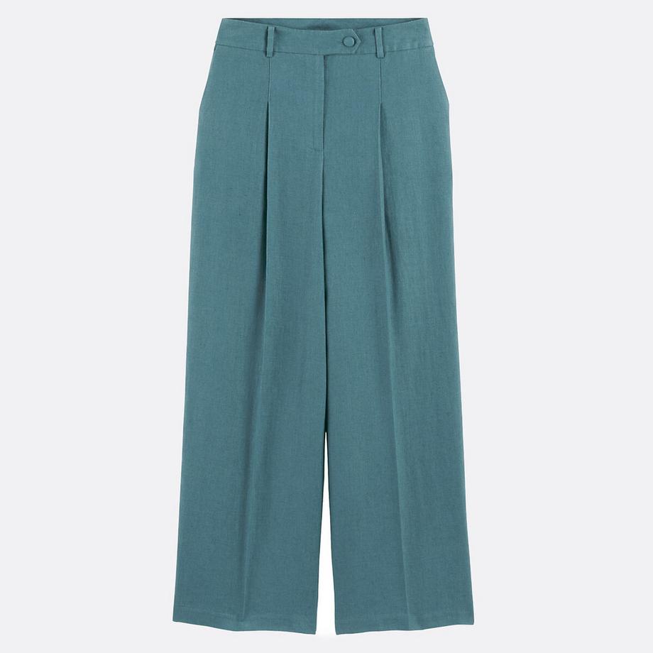 La Redoute Collections Weite Hose mit Abnähern  
