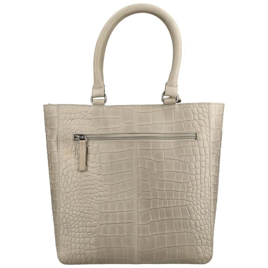 BURKELY Borsa a mano strutturata con texture a coccodrillo  