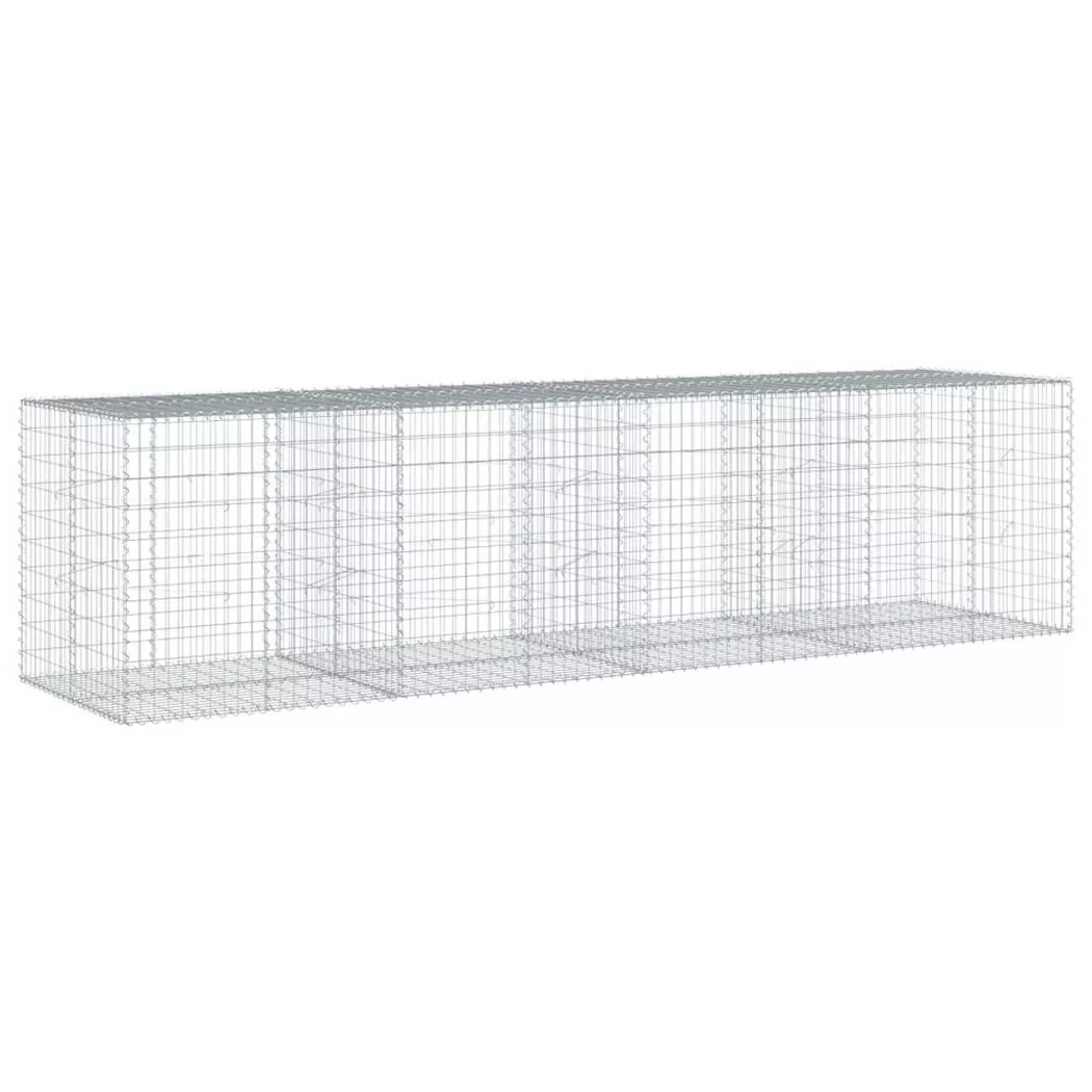 VidaXL - Gabionenkorb eisen, One Size, Silber