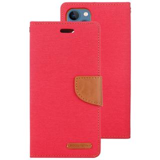 Mercury  iPhone 14 Plus - Mercury Canvas Stoff Etui Rot 