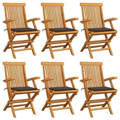 VidaXL sedia da giardino Teak riciclato  